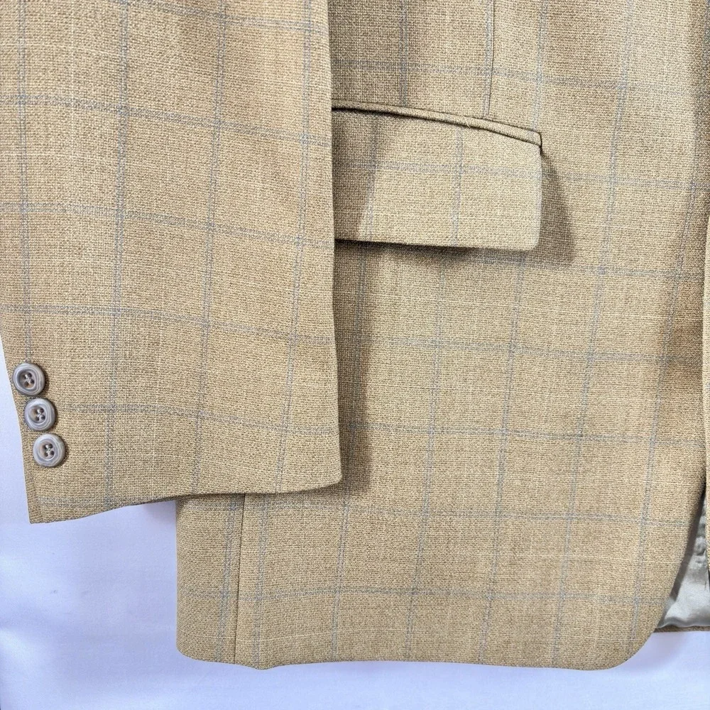 Como Milano Collection Carmel Plaid‎ 3 button Lightweight Sport Coat